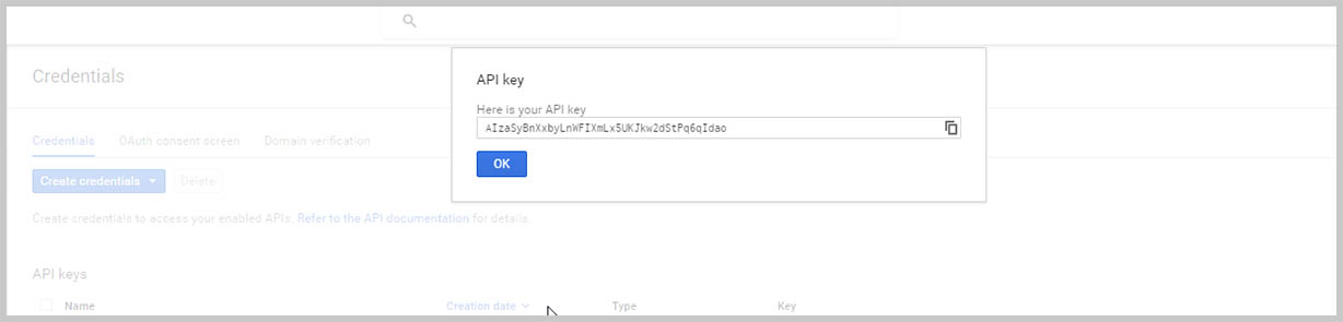 generate map key google to in How create â€“ element key UABB API google map Documentation Google