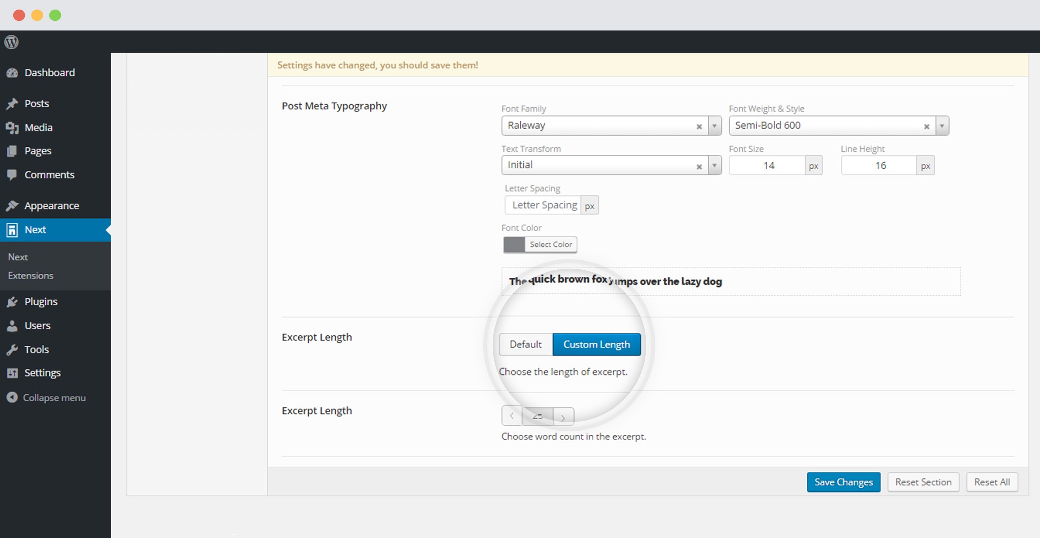 Customize Excerpt Length