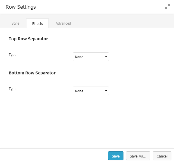 Row Settings_Effects